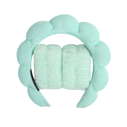 Cloud Spa Headband & Wristband Set