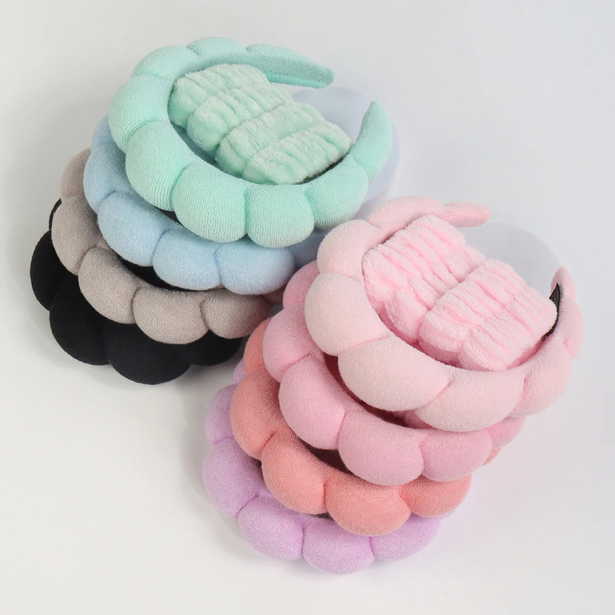 Cloud Spa Headband & Wristband Set